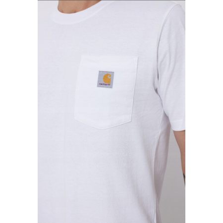 Koszulka Carhartt Dearborn Relaxed Pocket - White